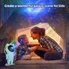 Projector de astronauta liderado Night Light Galaxy Star Starry Lamp Nebula Control Remote Party Party Light Family Family Living Children Decoração Presente Plantável Cabeça e braços