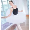 Stage Wear Professional Platter Tutu Black White Red Ballet Dance Costume For Women Adult Kirt med underkläder241m