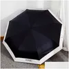 Regenschirme Luxus Matic Sun Regenschirme Klappbarer Designer-Regenschirm Drop Delivery Hausgarten Housekeeping Organisation Regenausrüstung Dhfe7