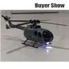 Intelligenter Uav Intelligenter Uav C186 Pro Rc-Hubschrauber für Adts 2 4G 4-Kanal-Bo105-Skala mit Matic-Stabilisierungssystem Hobbyspielzeug Dh0Ka