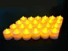 240 st juldekorationslampor Batterifattig flimmer Flamelös LED Tealight Tea Candles Light Wedding Party