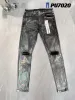 Lila jeans denim byxor mens jeans designer jean män svarta byxor avancerad kvalitet rak design retro streetwear casual sweatpants 426 521