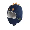 Berets Winter Children's Bomber Hat Cartoon Dinosaur Boy Cute Baby Ear Protection Outdoor Cycling Windproof And Cold Warm