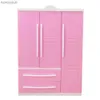 Kitchens Play Food Family Wardrobe Play Doll Accessories Fashion Mini Accessories Wardrobe For Kids Creative Dream House Furniture Girl Gift ToysL231104