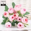 Dekorative Blumen 10 Köpfe Rose Künstliche Blume Seide Gefälschter Blumenstrauß Für DIY Hochzeit Zuhause Zimmer Tischdekoration Flores Artificiales