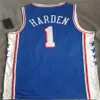 Custom 2023 Printed Basketball Joel 21 Embiid Jerseys James 1 Harden Tobias 12 Harris Tyrese 0 Maxey Matisse 22 Thybulle 3 Iverson 8 Melton P.J. 17 Tucker Korkmaz Niang