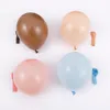 Autres fournitures de fête d'événement 88 pièces kaki café marron couleur de la peau ballons guirlande Kit arc en latex bébé douche anniversaire mariage décors 230404