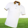 Designer Stripe Polo Shirt T Shirts Snake Polos Bee Floral Embroidery Mens High Street Fashion Polo Tshirt2827328