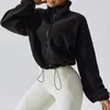 Kadın Ceketleri Kadın Palto Uzun Kollu Stand Yakası Çizim Haligan Fermuar Sporları High Street Gevşek Uyum Elastik Bel Sonbahar