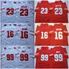 Wisconsin Badgers Red 99 J.J Watt White College Football Jersey 23 Jonathan Taylor 16 Russell Wilson White Mesh Football Mens Jerseys Stitched