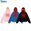 Yiciya capuz moletom nova aranha impressão harajuk oversized hoodie manga longa topos camisola mulher roupas y2k feminino hoodies