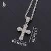 Jojo Fashion High-End Iced Out Moissanite Pendant Cross VVS 남성용 다이아몬드 목걸이