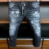 DSQ PHANTOM TURTLE Heren Jeans Heren Luxe Designer Jeans Skinny Ripped Cool Guy Causaal Gat Denim Modemerk Fit Jeans Me318n