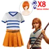 Cosplay TV Liveaction Drama Nami Cosplay Uniform Perücke Tattoo Aufkleber Halloween Kostüm Für Frauen Mädchen