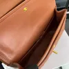 Brand Classic Designer Bag Bag حقيبة يد عالية الجودة للأزياء النسائية المصممة المصممة للجلد الأصلي سلسلة حقيبة يد رفرفات نسائية مع مربع 01112