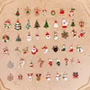 Charms 51pcs Email Kerstboom Santa Claus voor doe -het -zelf maken hangers kettingen oorbellen armbanden handgemaakte sieraden vinden