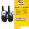 Toy Walkie Talkies Toy Walkie talkies retevis rt388 dzieci talkie dzieci 2 szsek odbiorca radiowy Walkie-talkie prezent urodzinowy ch dh3cs