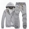 2023 New Men Polo Tracksuit Winter Hood Jacket Pants Sweatshirts 2 Piece Set Hoodies Sporting Suit Sports Coat Sportswear Fashion