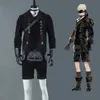 Costume à thème Nier Automata Yorha No.9 Type S Costumes de Cosplay Uniformes 9S VestePantalonSac à dosBracesGantsCravateBasLunettes 230404