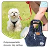 Dog Car Seat Covers Single Sling Bag Outdoor Travel Tote Large Capacity Wear-resistant Shoulder Bags Reusable Cats Puppies Sponge Pads For