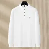 Męskie polo designerskie ubrania jesień wytłoczone rzemiosło Business Business Polo Fashion Casual Shirt Homme