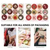 Wall Stickers 10 Sheets Self-Adhesive Sealing Christmas Gift Packing Bag