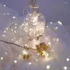 Snaren 2/1 Stuks Led Koperdraad Kerstverlichting Batterij Aangedreven String Party Bruiloft Indoor Kerst Decoratie Garland Light