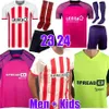 23 24 Sunderland Home Away 3rd Soccer Jerseys Stewart Simms Roberts Amad Clarke Dajaku Embleton Evans O'Nien Football Shirt Pritchard Mens Kids Kit Top