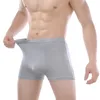 Unterhose 5 Stück/Batch hochwertiger Boxbambus-Unterwäsche Herren-Unterwäschebox Plus groß XL-6XL 230404