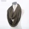 Scarves Soft Light Weight Infinity Scarf With Solid Colors Jersey Knit Solid Color Infinity Loop Ring Scarf Circle Scarf NewL231104