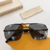 Роскошные модные классические солнцезащитные очки для мужчин 0259 Металлическая квадратная золотая оправа UV400 дизайнерские солнцезащитные очки в винтажном стиле Защитные мужские очки с коробкой
