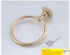 European style white and gold wall mount towel ring bathroom accessories bathrobe older