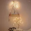 テーブルランプニックラックスLEDデスク装飾ライトミニクリスマスツリーパールフェアリーライト銅線ガーランドランプベッドルームリビングルームの装飾