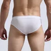 Majy seksowne bieliznę Mężczyźni Oddzielenie torebki oddychające niskie rise miękkie miękkie majtki elastyczność męska bikini slip homme