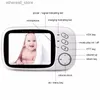 Baby Monitors Mini Camera Smart Home Cry Alarm Surveillance With Security Video Surveillance 3.2 inch Wireless Video Baby Monitor Camera Q231104