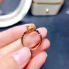 Simulação oval de luxo Citrine Citrine Zircon Anéis para mulheres Minimalist Crystal Ring Feminino Festem Festas Jóias Presentes