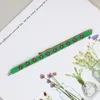 Strand KELITCH Green Color Miyuki Wax Rope Wrap Bracelets Handmade Multi-Pattern Friendship