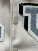 Kurtki męskie projektant menu kurtka baseballowa luksusowa kurtka uniwerek skórzana haftowany płaszcz odblaskowy swobodny litera plus liter