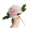 Decorative Flowers Moisturizing Touch Dahlia Simulation Flower Wedding Party Arrangement Background Decoration Home Floral Pography Props