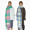 Lenços de lenços AC e mulheres de estilo geral Cashmere Scarf Blanket feminino colorido Plaid6qlhn7yn