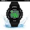 Orologi da polso Orologi digitali da uomo Vita Impermeabile LED Quarzo Allarme Data Orologio da polso Casual Ragazzi Multifunzione Sport Reloj