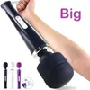 Autres articles de massage Big Magic Wand Vibromasseur Puissant bâton de massage corporel AV Vibrateurs pour femmes G Spot Stimulateur de clitoris féminin Jouets sexuels pour adultes Q231104