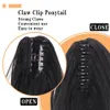 Hästsvansar Syntheitc Big Grab Ponytail Hair Extension Claw Clip i hästsvans förlängning Hår Fake Hairpiece For Women Daily Party 230403