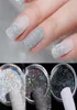 Градиентный блестящий набор блесток для ногтей, блестящий маникюрный набор для дизайна ногтей, хромированный пигмент, серебро, DIY Art Decoration Kit9589989