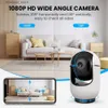 Baby monitor AVATTO WiFi Telecamera IP Protezione di sicurezza interna Audio bidirezionale 1080P Visione notturna Baby monitor CCTV Funziona con Alexa Google Home Q231104