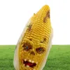 Corn Latex Scary Festival för Bar Party Adult Halloween Toy Cosplay Costume Funny Spoof Mask3190042