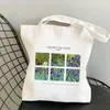 Einkaufstaschen Shopper Van Gogh img Bedruckt Kawaii Harajuku Frauen Canvas Mädchen Handtasche Tote Shoulder Lady 230404