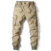 Cargo hommes Jogging pantalons décontractés coton pleine longueur militaire Streetwear hommes travail tactique survêtement pantalon grande taille