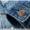 Vestes Veste en jean pour enfants avec capuche Design de marque de mode Manteau en jean pour enfants pour adolescents garçons 2-14 ans vêtements d'extérieur