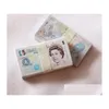 Gambi di novità 50% Dimensione PROP PROP Money Copy UK Pounds GBP 100 50 Note Film Cint Cint Extra Bank Gioca FACE CASINGO Booth230O Drop dh3dv